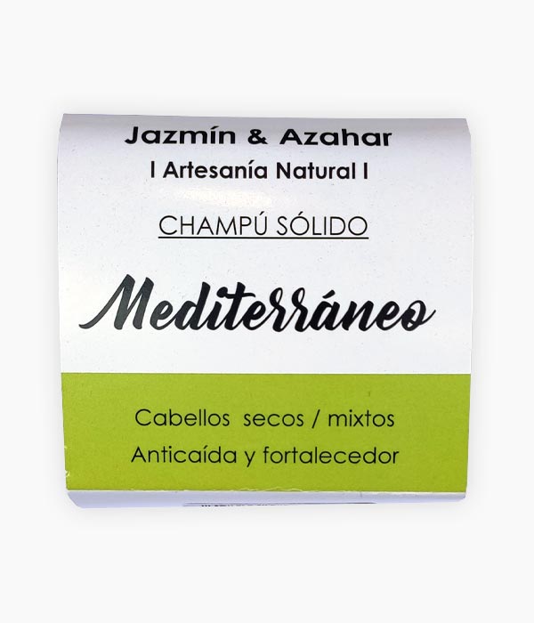 Xampú Mediterrani, anticaiguda i enfortidor - Jazmín&Azahar - Tarannà Cosmetica Natural 🌿