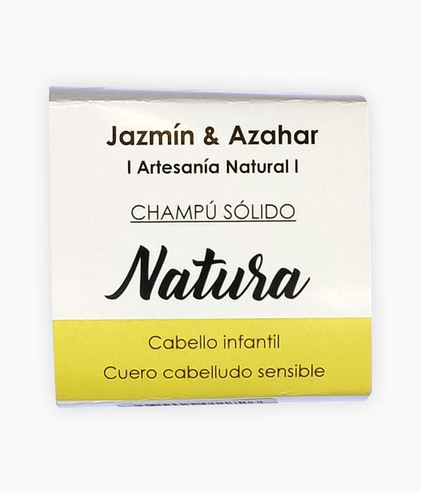 Xampú Natura, cuir cabellut sensible i infantil - Jazmín&Azahar - Tarannà Cosmetica Natural 🌿