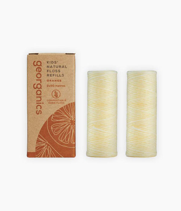 Recanvi Fil dental de Taronja (2x50 metres) - Georganics | Tarannà Cosmetica Natural