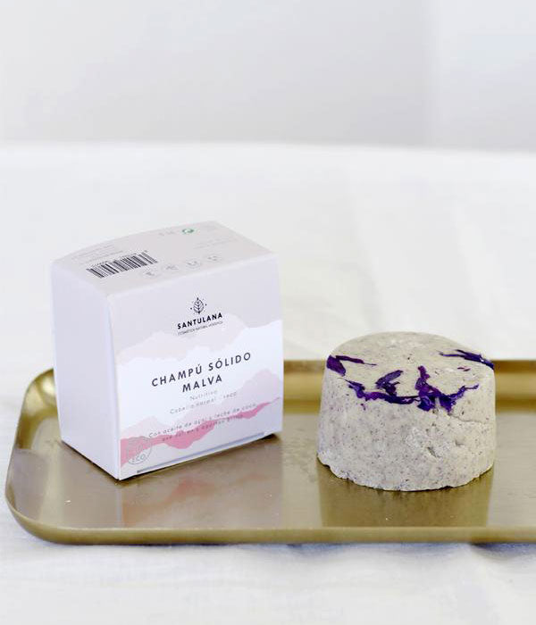 Xampú sòlid Malva - Cabell - Santulana - Tarannà Cosmetica Natural 🌿